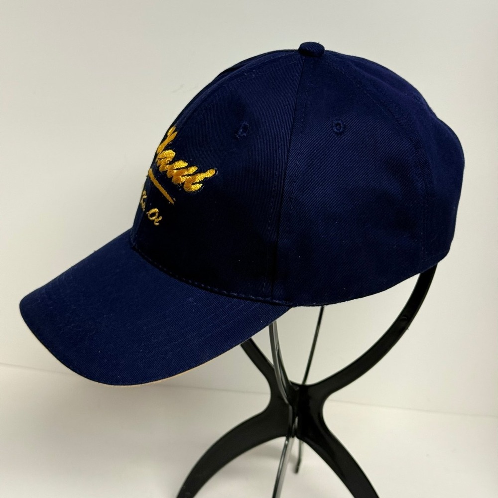 Diamond Head Wear Maui No Ka Oi Hat Men's Adjustable Navy Gold Cotton - Picture 2 of 10